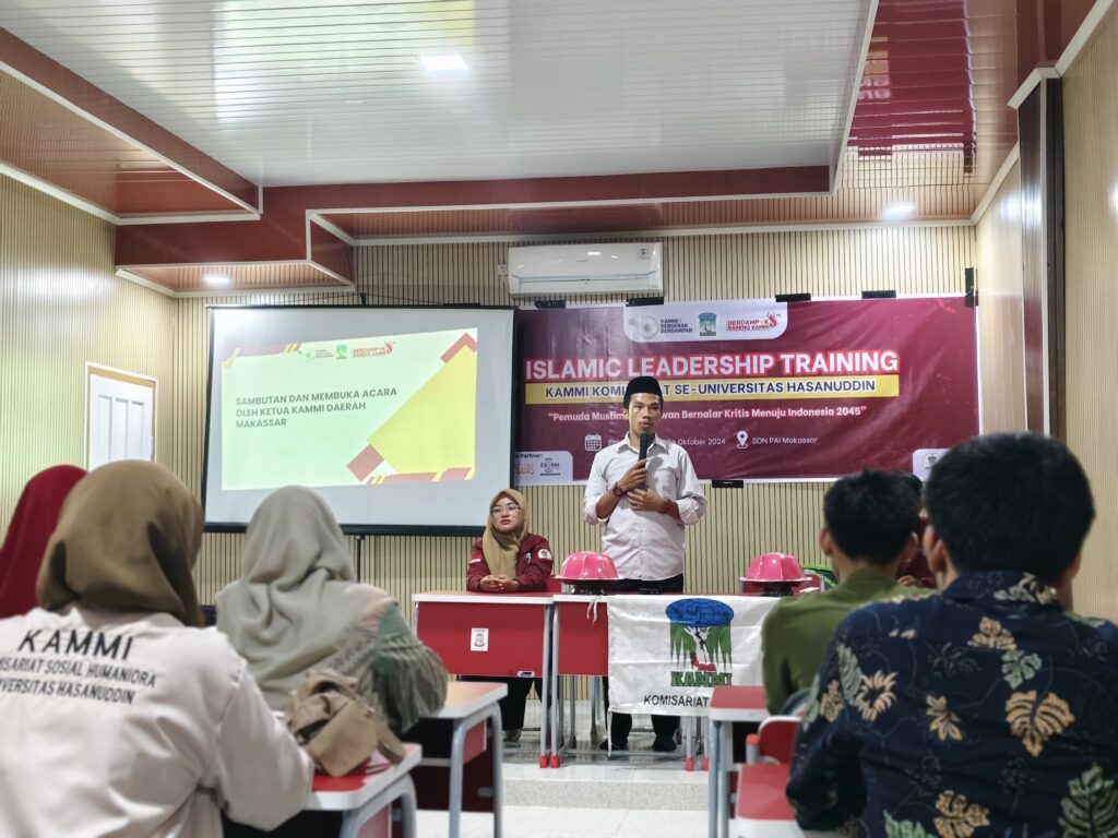 Imran Gambarkan Kader KAMMI Pada Calon Kader di Islamic Leadership Training Se – Universitas Hasanuddin