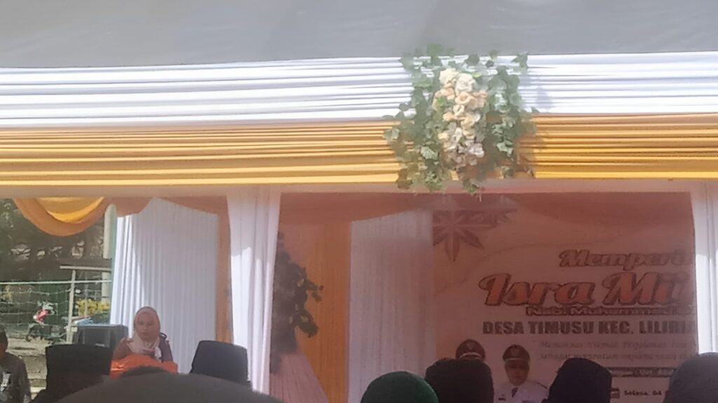 Berkah Isra’ Mi’raj Desa Timusu: Masyarakat Mendapatkan Doorprize