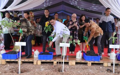 Disaksikan Kepala BPOM Taruna Ikrar dan pejabat muspida, PT Lapi Laboratories Groundbreaking