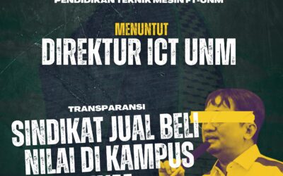 Civitas Akademika Teknik Mesin FT-UNM: Desak Transparansi Sindikat Nilai