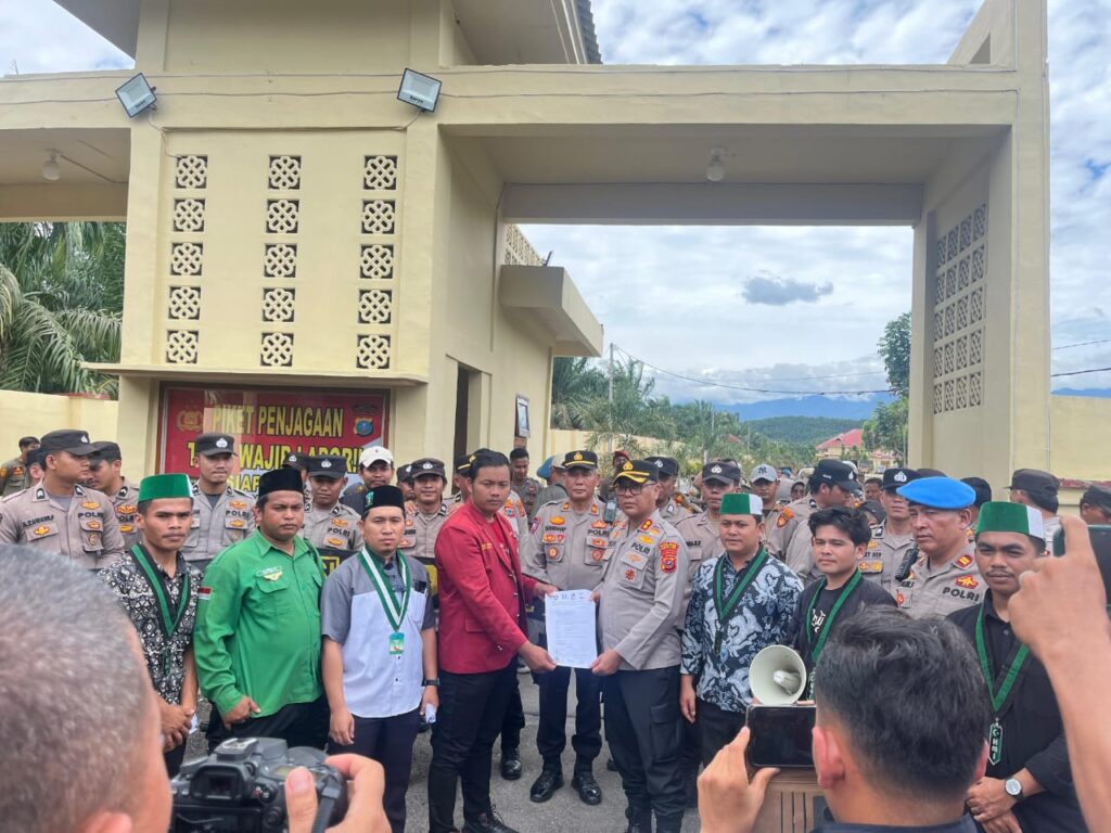 Cipayung Plus Padang Lawas Serukan Aksi Damai dan Dialog Damai Bersama DPRD Palas