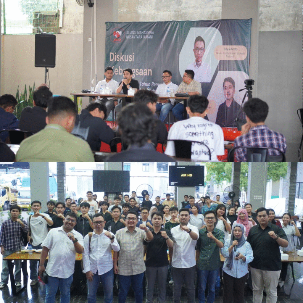 Mahasiswa Gelar Diskusi Publik Dukung Satu Tahun Pemerintahan Prabowo–Gibran