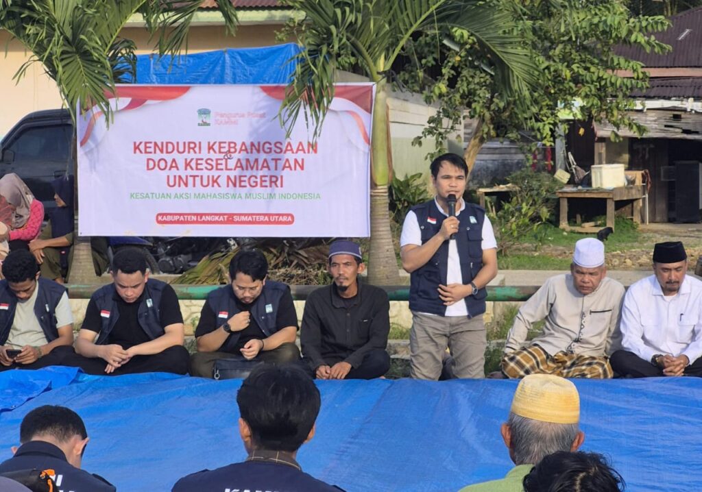 PP KAMMI Doa Bersama Warga Desa Bukit Mas Kabupaten Langkat