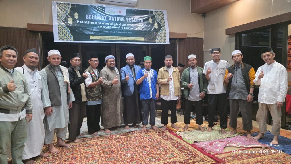 MAKRAM Pusat Sulsel dan P4D Markaz Muhammad Cheng Hoo Gelar Pelatihan Muballigh dan Imam (PMI) Angkatan I se-Sulawesi Selatan