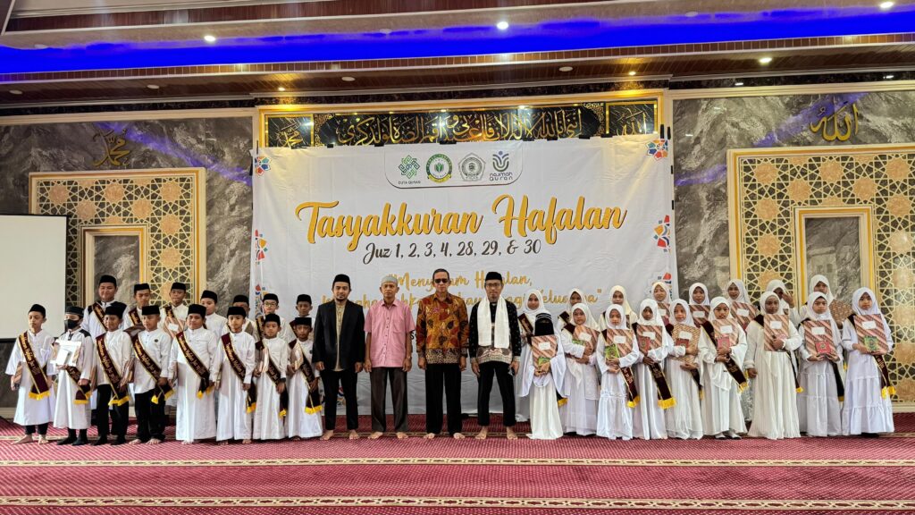 33 Santri Rumah Tahfidz Ibnu Amir–Nurul Yaqin Ikuti Tasyakkuran Hafalan, Wujud Syukur Perjuangan Menghafal Al-Qur’an