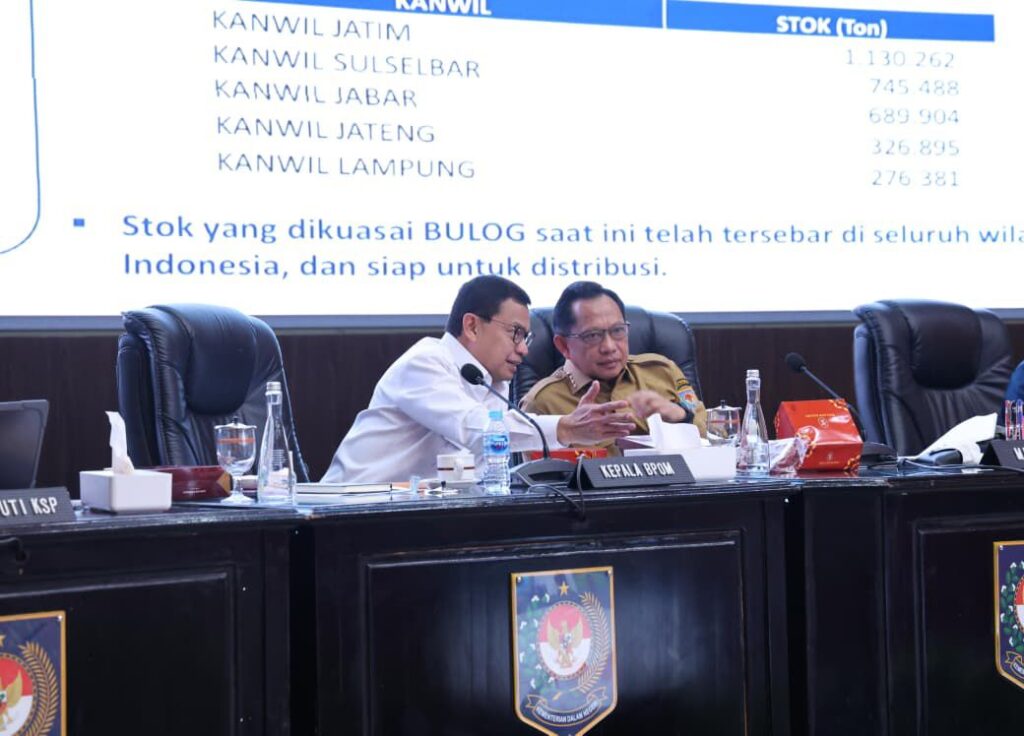 Mendagri Tito Karnavian dan Kepala BPOM Taruna Ikrar Konsolidasikan Kepala Daerah, Perkuat Pengawasan Obat dan Makanan di Seluruh Indonesia
