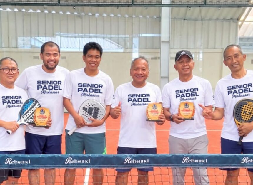 Huduri–Boy Sermani Juara Turnamen Padel Internal Senior Padel Makassar