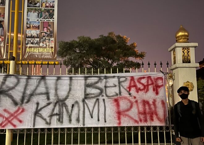 KAMMI RIAU Desak  Presiden Cabut Izin Korporasi Pelaku Karhutla, Nilai PLT GUBERNUR Riau dan DPRD Gagal Atasi KRISIS Asap