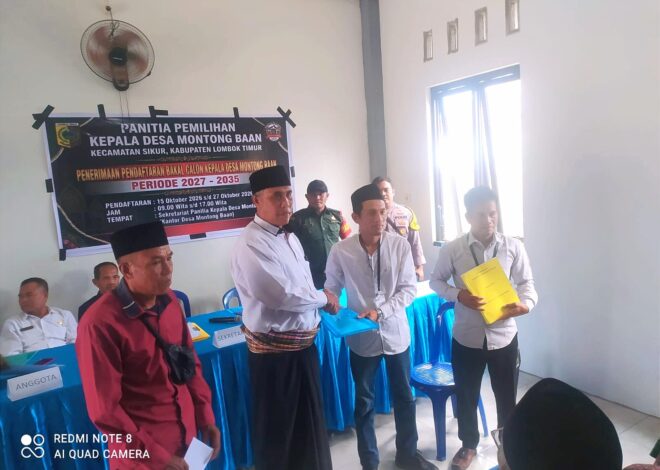 Miq Budi Melangkah ke Pilkades Montong Baan, Membawa Harapan Baru untuk Kemajuan Desa