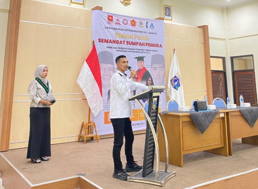 CIPAYUNG PLUS GOTONG ROYONG DKI JAKARTA GELAR DISKUSI PUBLIK “SEMANGAT SUMPAH PEMUDA”, TELAAH PEMERINTAHAN PRABOWO-GIBRAN DALAM MENJALANKAN ASTA CITA