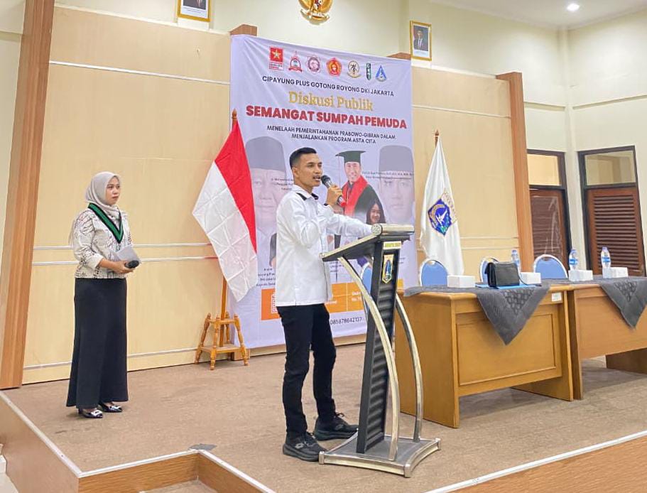 CIPAYUNG PLUS GOTONG ROYONG DKI JAKARTA GELAR DISKUSI PUBLIK “SEMANGAT SUMPAH PEMUDA”, TELAAH PEMERINTAHAN PRABOWO-GIBRAN DALAM MENJALANKAN ASTA CITA