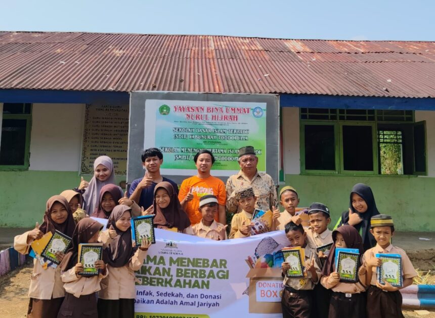 IKDH MAKASSAR BERSAMA YAYASAN INSAN UTAMA CENDEKIA SALURKAN BANTUAN IQRA’ DI MAROS